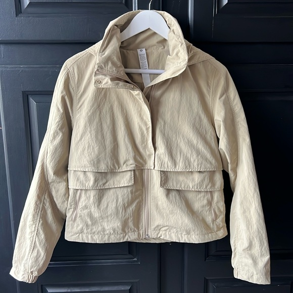 Lululemon Always Effortless Jacket, Size Small 
Color Trench - Picture 2 of 9
